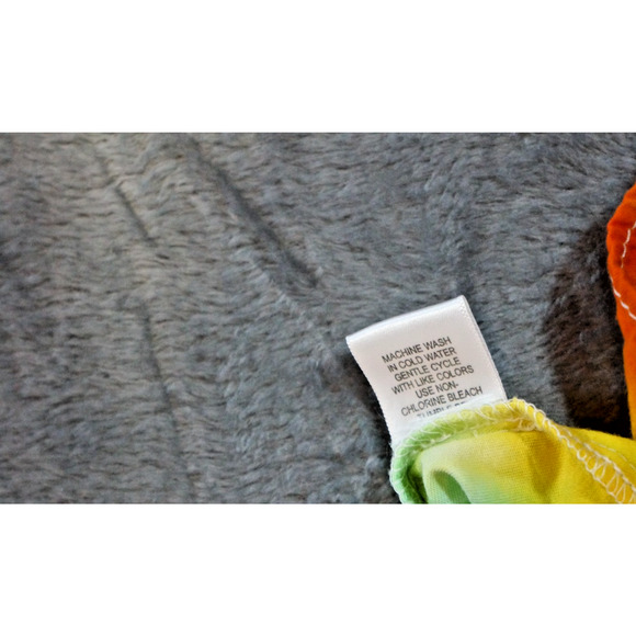 Speed Control NY M Rainbow Spiral Tie-Dye Shirt Dress Artisan Hand Dyed Boho - Picture 10 of 13